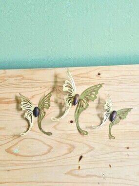 MCM Gold Butterfly Wall Decor - Set of 3